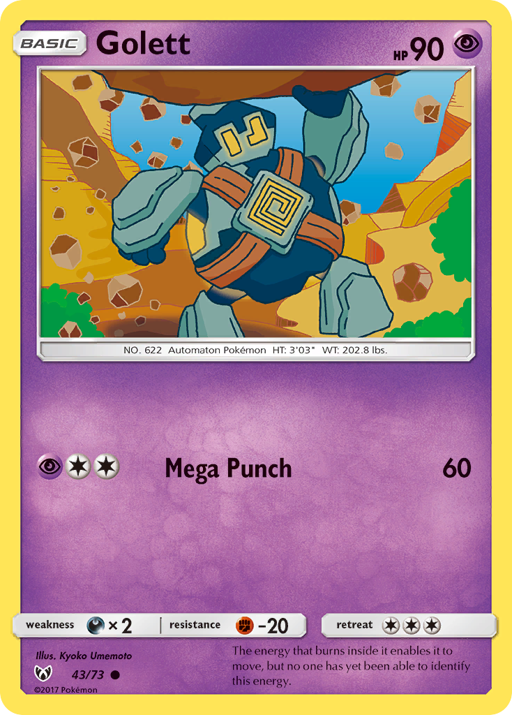 Golett (43/73) [Sun & Moon: Shining Legends] | Exor Games Dartmouth