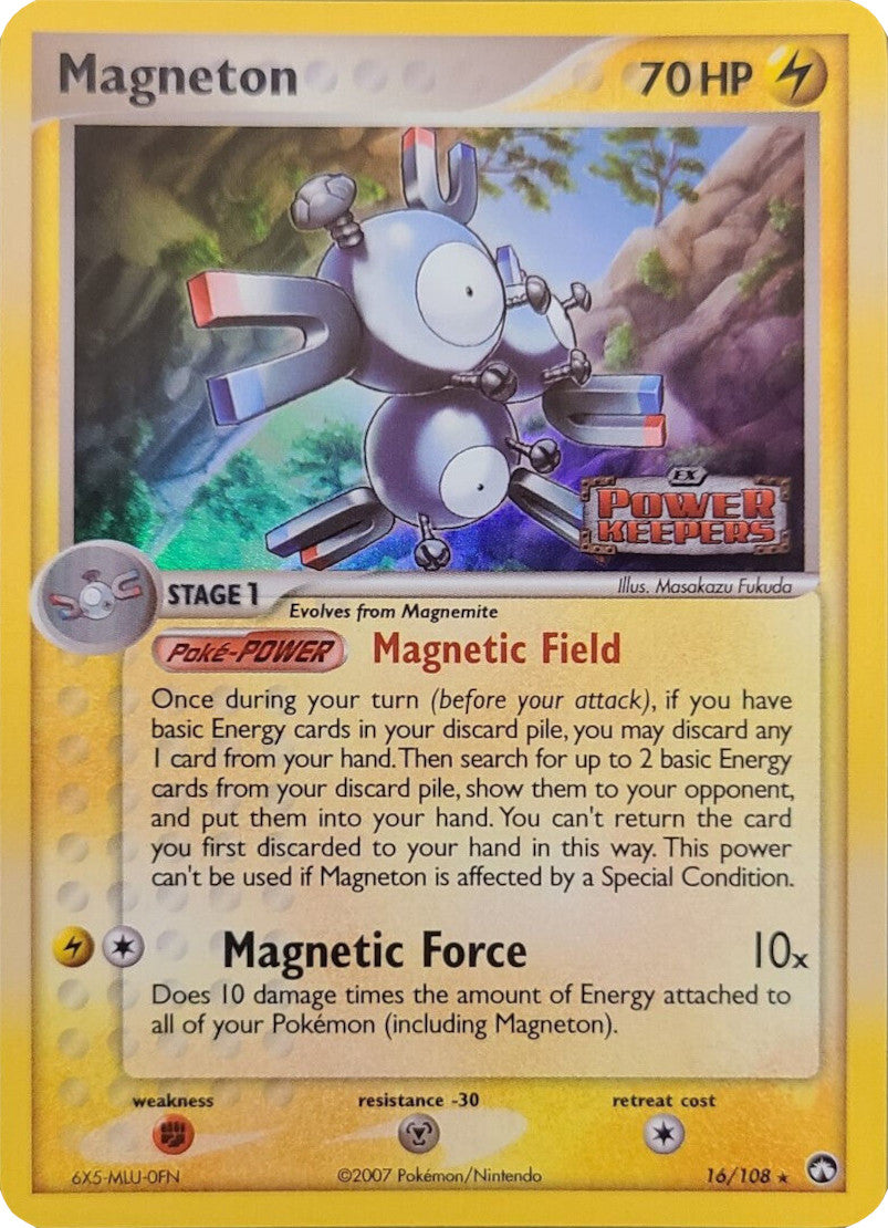 Magneton (16/108) (Stamped) [EX: Power Keepers] | Exor Games Dartmouth