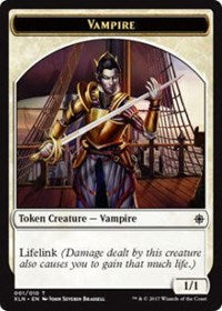 Vampire // Treasure Double-sided Token [Ixalan Tokens] | Exor Games Dartmouth