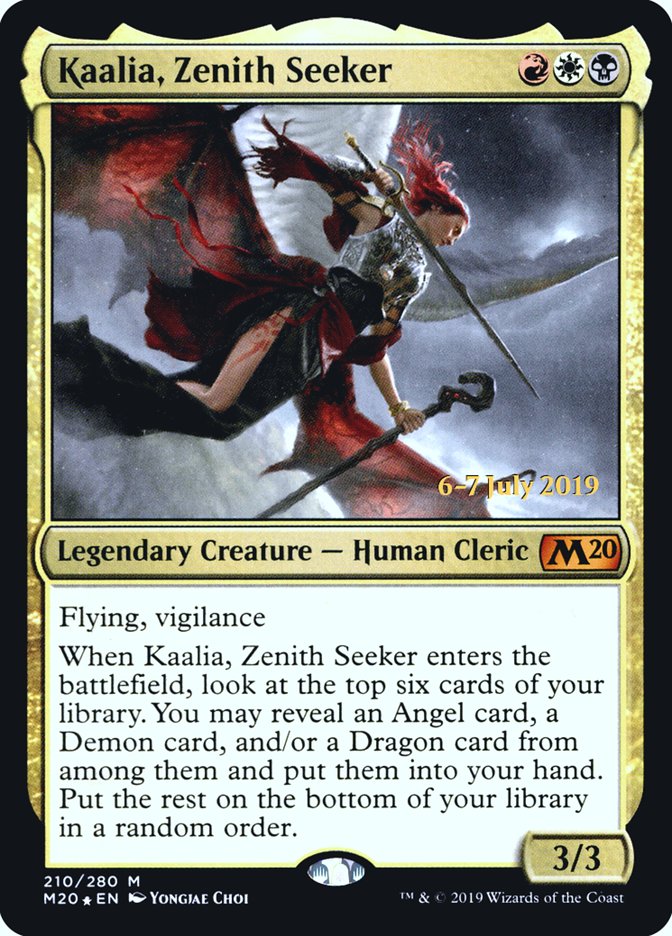 Kaalia, Zenith Seeker  [Core Set 2020 Prerelease Promos] | Exor Games Dartmouth