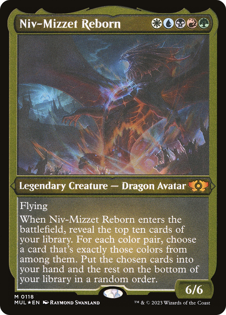 Niv-Mizzet Reborn (Foil Etched) [Multiverse Legends] | Exor Games Dartmouth