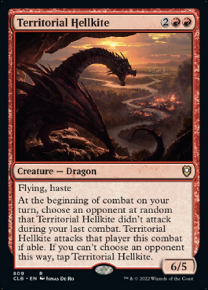 Territorial Hellkite [Commander Legends: Battle for Baldur's Gate] | Exor Games Dartmouth