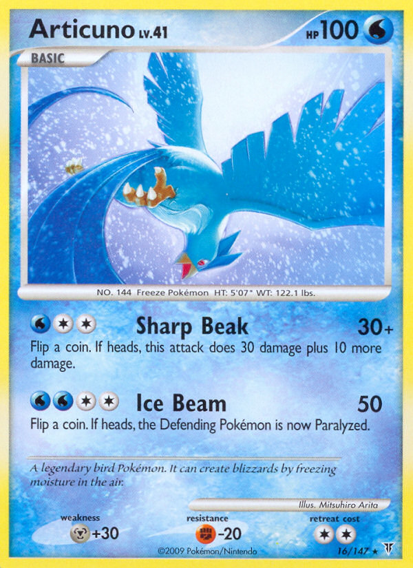 Articuno (16/147) [Platinum: Supreme Victors] | Exor Games Dartmouth