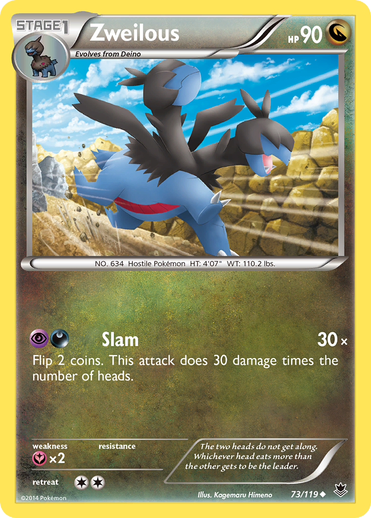 Zweilous (73/119) [XY: Phantom Forces] | Exor Games Dartmouth