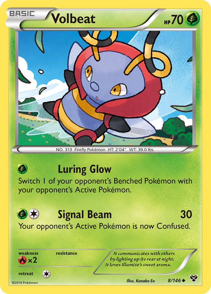 Volbeat (8/146) [XY: Base Set] | Exor Games Dartmouth