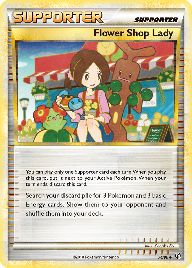 Flower Shop Lady (74/90) [HeartGold & SoulSilver: Undaunted] | Exor Games Dartmouth