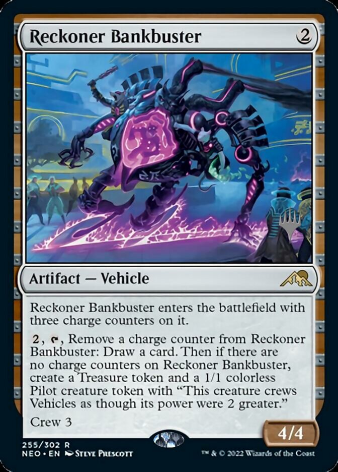 Reckoner Bankbuster (Promo Pack) [Kamigawa: Neon Dynasty Promos] | Exor Games Dartmouth