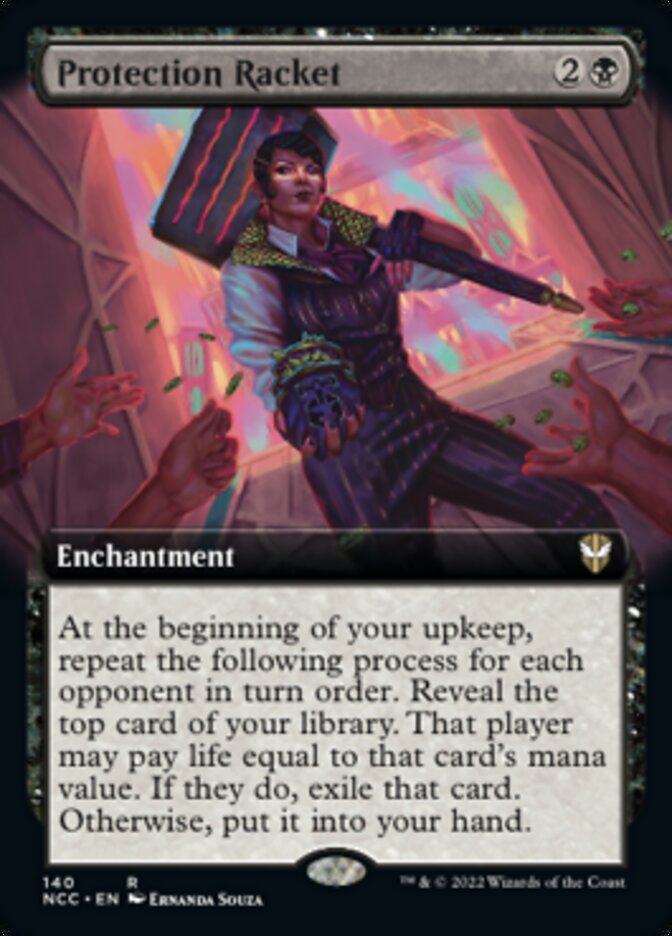 Protection Racket (Extended Art) [Streets of New Capenna Commander] | Exor Games Dartmouth