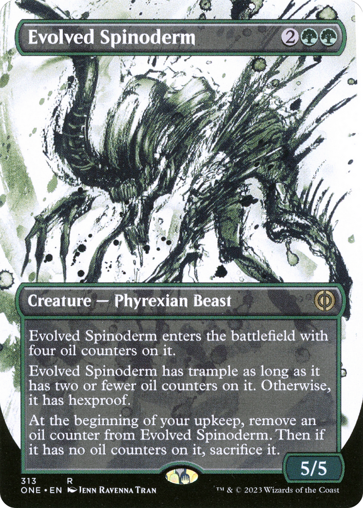 Evolved Spinoderm (Borderless Ichor) [Phyrexia: All Will Be One] | Exor Games Dartmouth