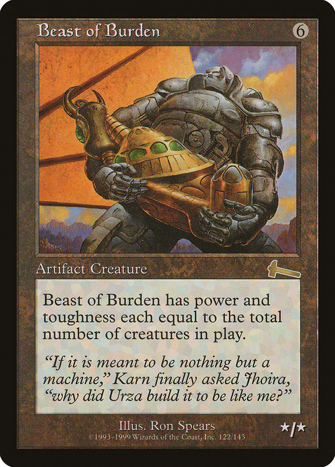 Beast of Burden [Urza's Legacy] | Exor Games Dartmouth