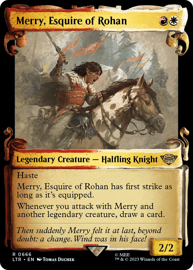 Merry, Esquire of Rohan [The Lord of the Rings: Tales of Middle-Earth Showcase Scrolls] | Exor Games Dartmouth