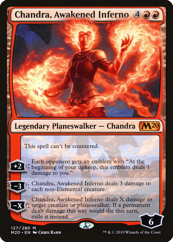 Chandra, Awakened Inferno [Core Set 2020] | Exor Games Dartmouth