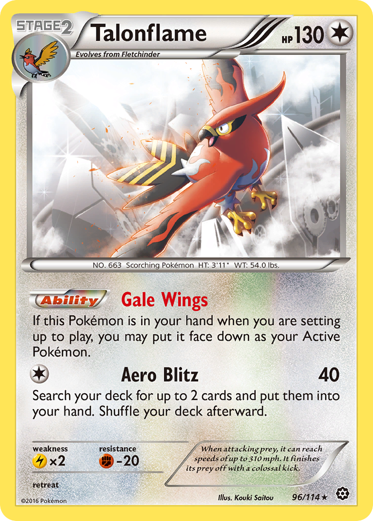 Talonflame (96/114) [XY: Steam Siege] | Exor Games Dartmouth
