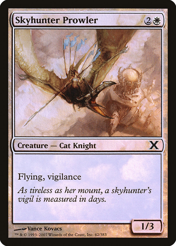 Skyhunter Prowler (Premium Foil) [Tenth Edition] | Exor Games Dartmouth