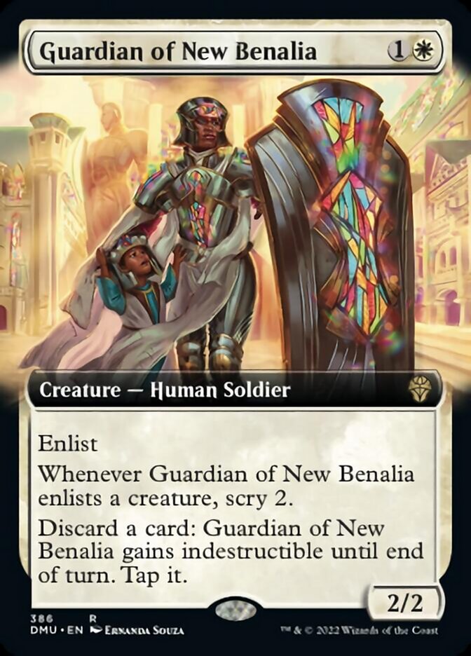 Guardian of New Benalia (Extended Art) [Dominaria United] | Exor Games Dartmouth