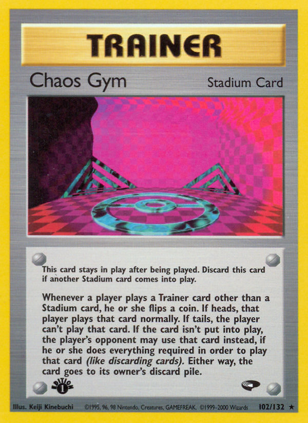 Chaos Gym (102/132) [Gym Challenge 1st Edition] | Exor Games Dartmouth