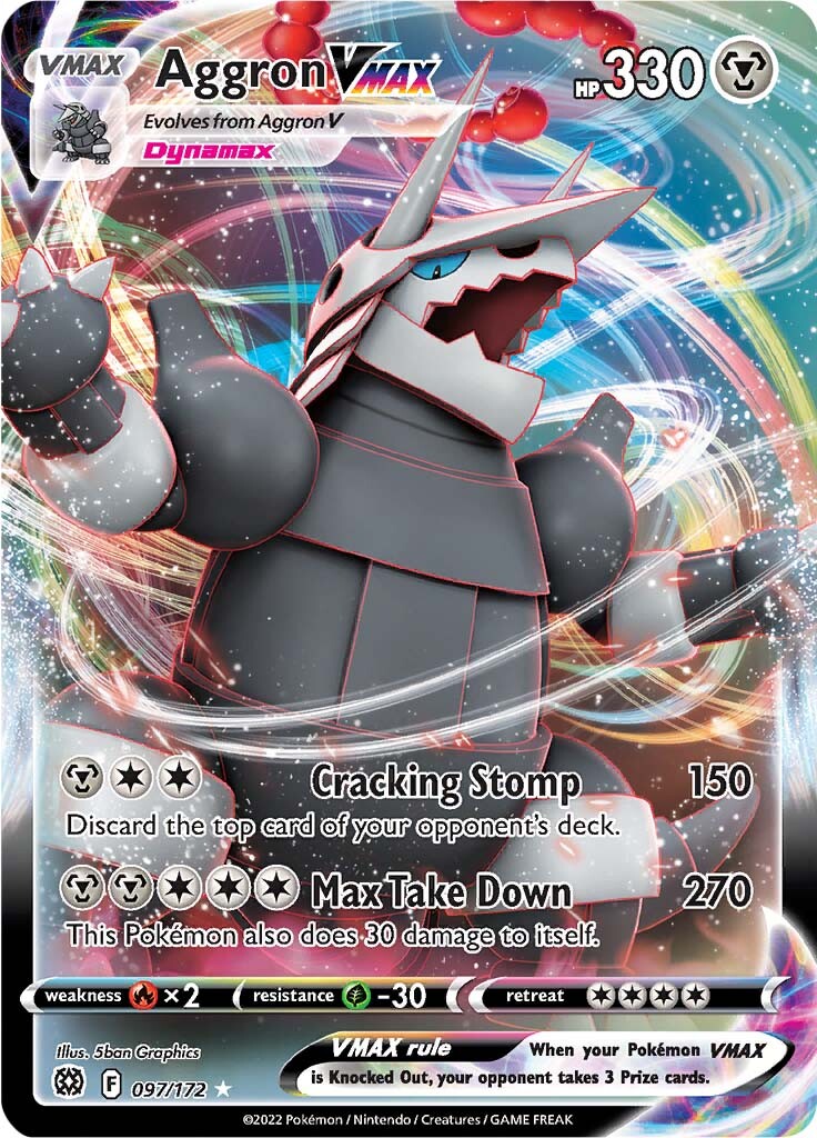 Aggron VMAX (097/172) [Sword & Shield: Brilliant Stars] | Exor Games Dartmouth