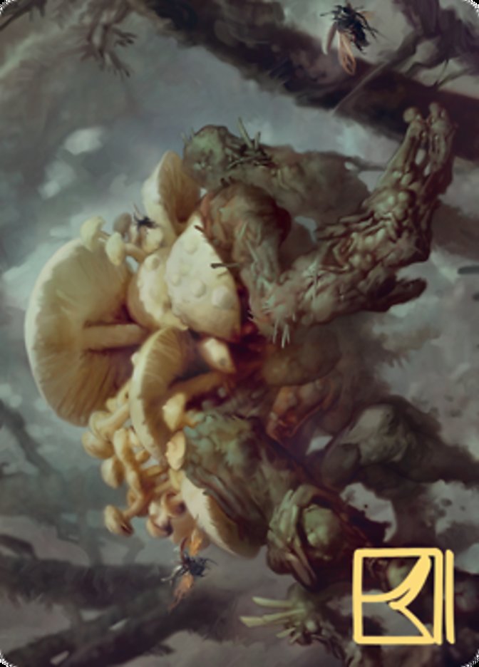 Swarm Shambler Art Card (Gold-Stamped Signature) [Zendikar Rising Art Series] | Exor Games Dartmouth