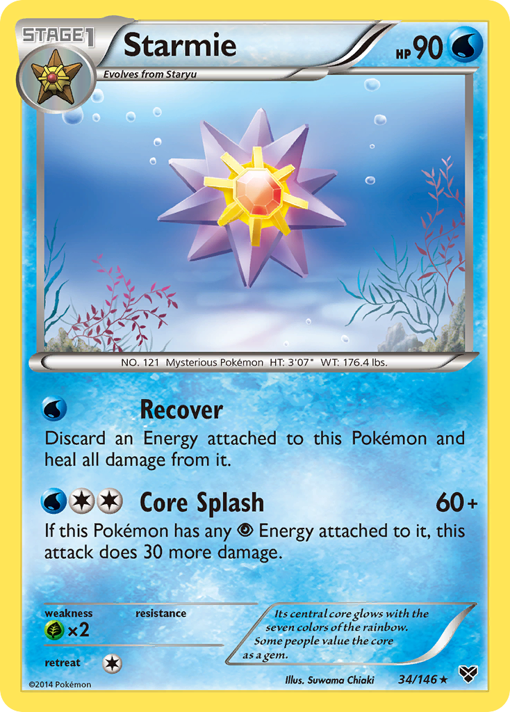 Starmie (34/146) [XY: Base Set] | Exor Games Dartmouth