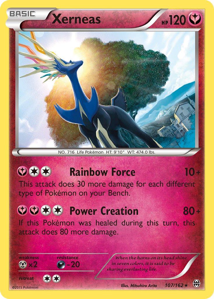 Xerneas (107/162) (Cosmos Holo) (Blister Exclusive) [XY: BREAKthrough] | Exor Games Dartmouth