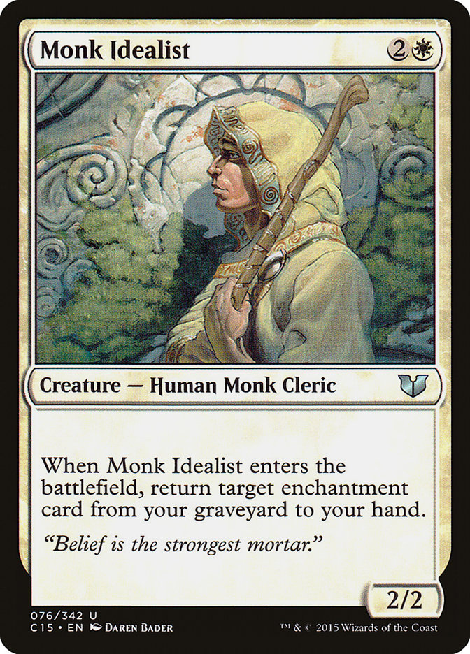 Monk Idealist [Commander 2015] | Exor Games Dartmouth