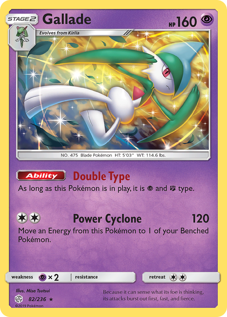 Gallade (82/236) [Sun & Moon: Cosmic Eclipse] | Exor Games Dartmouth