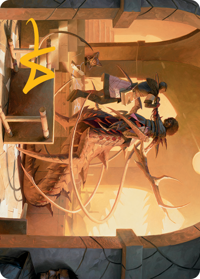 Rona, Tolarian Obliterator Art Card (Gold-Stamped Signature) [March of the Machine Art Series] | Exor Games Dartmouth
