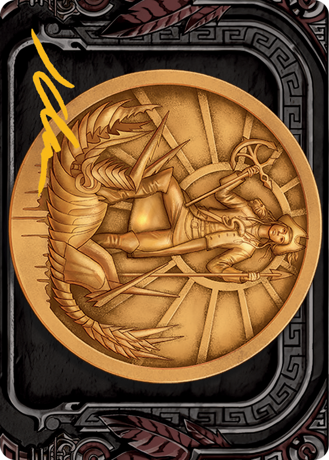 Captain Lannery Storm Art Card (Gold-Stamped Signature) [March of the Machine Art Series] | Exor Games Dartmouth