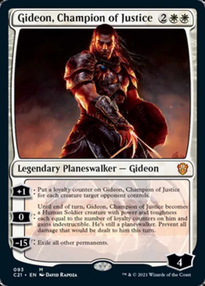 Gideon, Champion of Justice [Commander 2021] | Exor Games Dartmouth