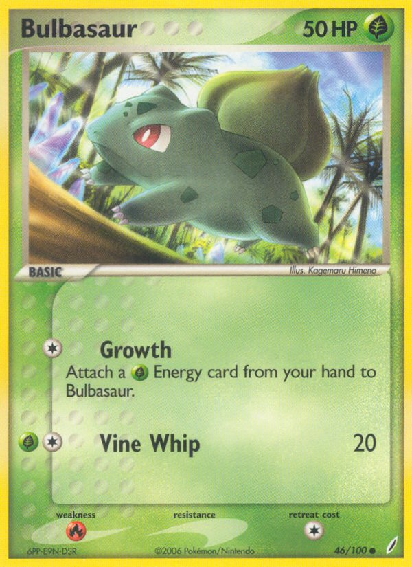 Bulbasaur (46/100) [EX: Crystal Guardians] | Exor Games Dartmouth