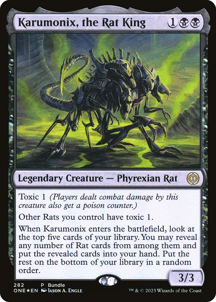 Karumonix, the Rat King (Bundle) [Phyrexia: All Will Be One] | Exor Games Dartmouth