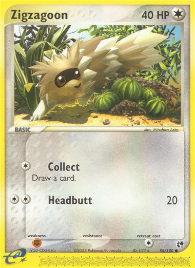 Zigzagoon (85/100) [EX: Sandstorm] | Exor Games Dartmouth