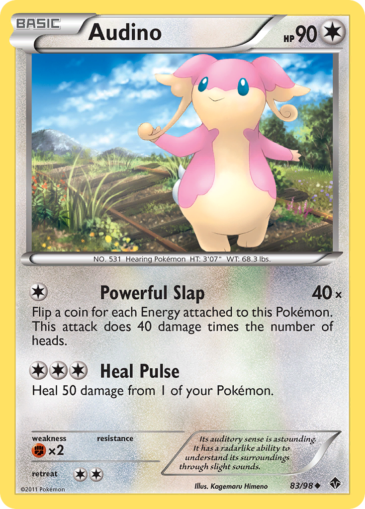 Audino (83/98) [Black & White: Emerging Powers] | Exor Games Dartmouth