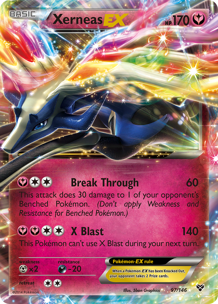 Xerneas EX (97/146) [XY: Base Set] | Exor Games Dartmouth