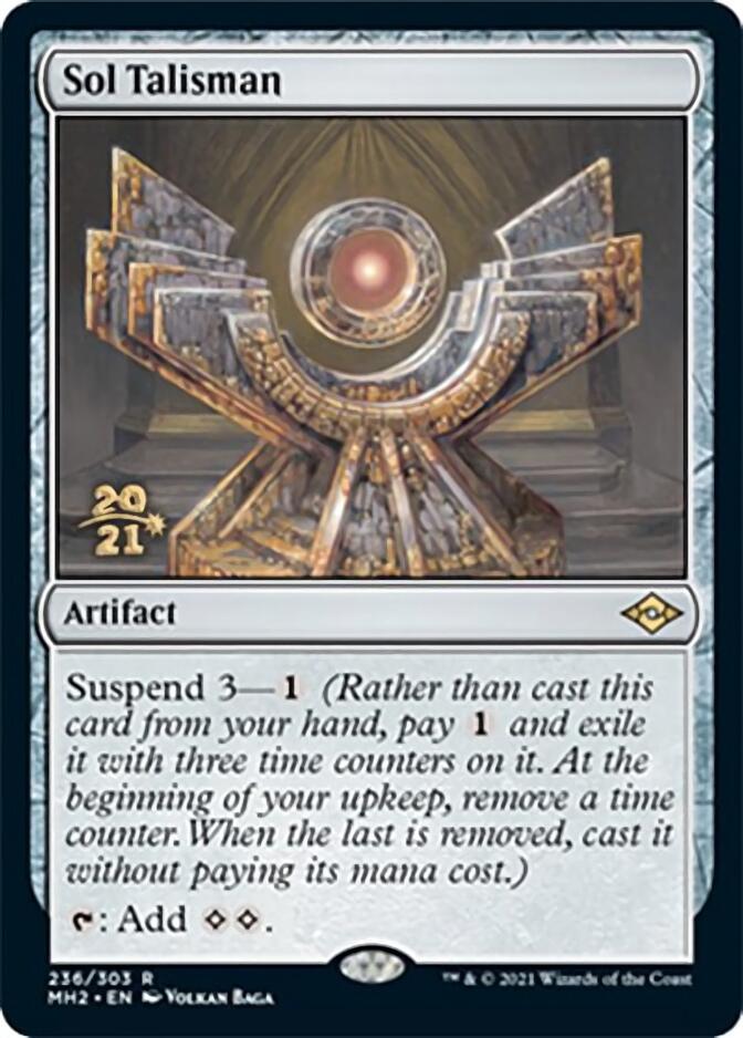 Sol Talisman [Modern Horizons 2 Prerelease Promos] | Exor Games Dartmouth