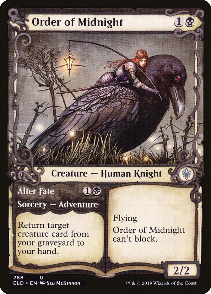 Order of Midnight // Alter Fate (Showcase) [Throne of Eldraine] | Exor Games Dartmouth