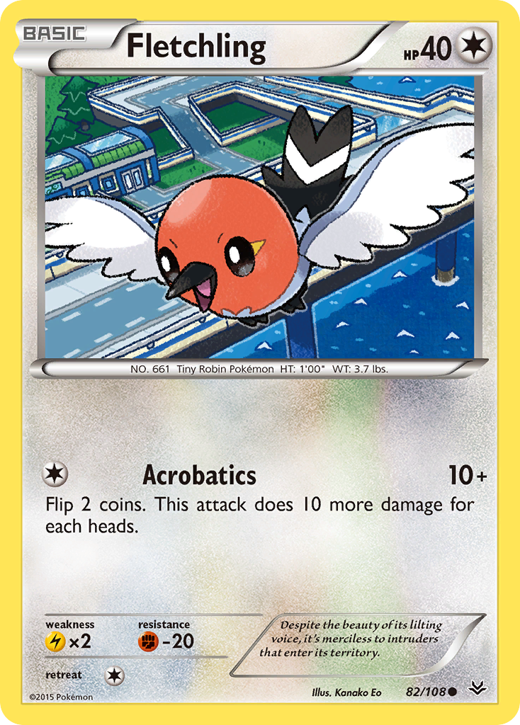 Fletchling (82/108) [XY: Roaring Skies] | Exor Games Dartmouth