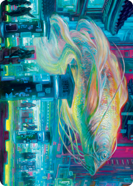 Skyswimmer Koi Art Card [Kamigawa: Neon Dynasty Art Series] | Exor Games Dartmouth