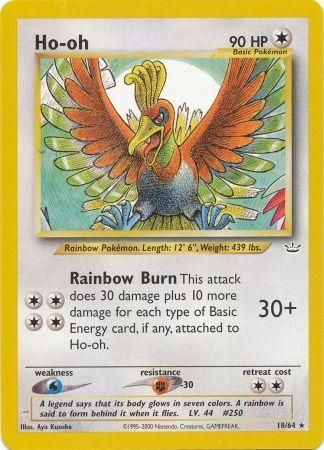 Ho-oh (18/64) [Neo Revelation Unlimited] | Exor Games Dartmouth