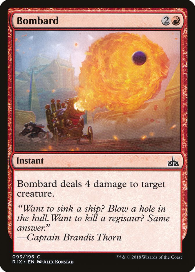 Bombard [Rivals of Ixalan] | Exor Games Dartmouth