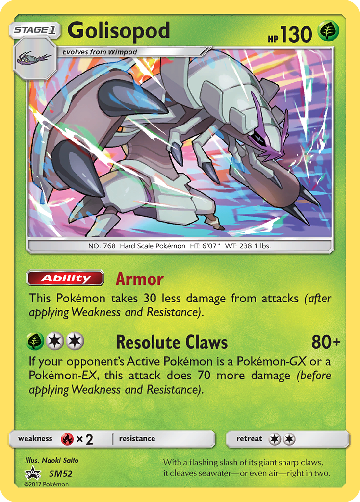 Golisopod (SM52) [Sun & Moon: Black Star Promos] | Exor Games Dartmouth