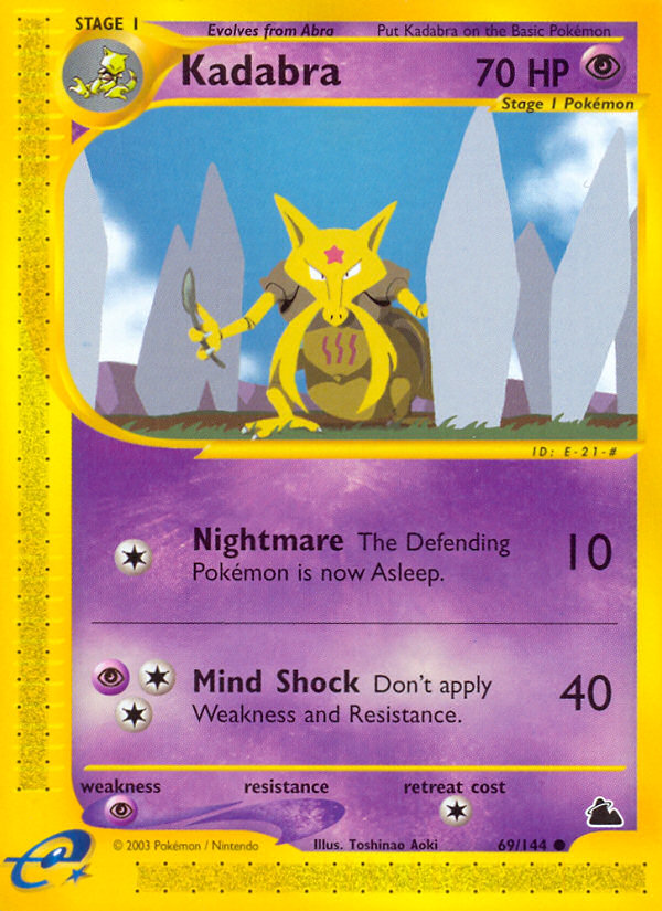 Kadabra (69/144) [Skyridge] | Exor Games Dartmouth