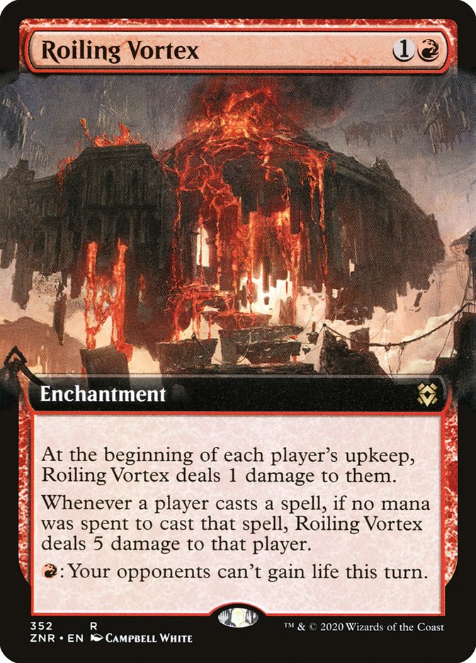 Roiling Vortex (Extended Art) [Zendikar Rising] | Exor Games Dartmouth