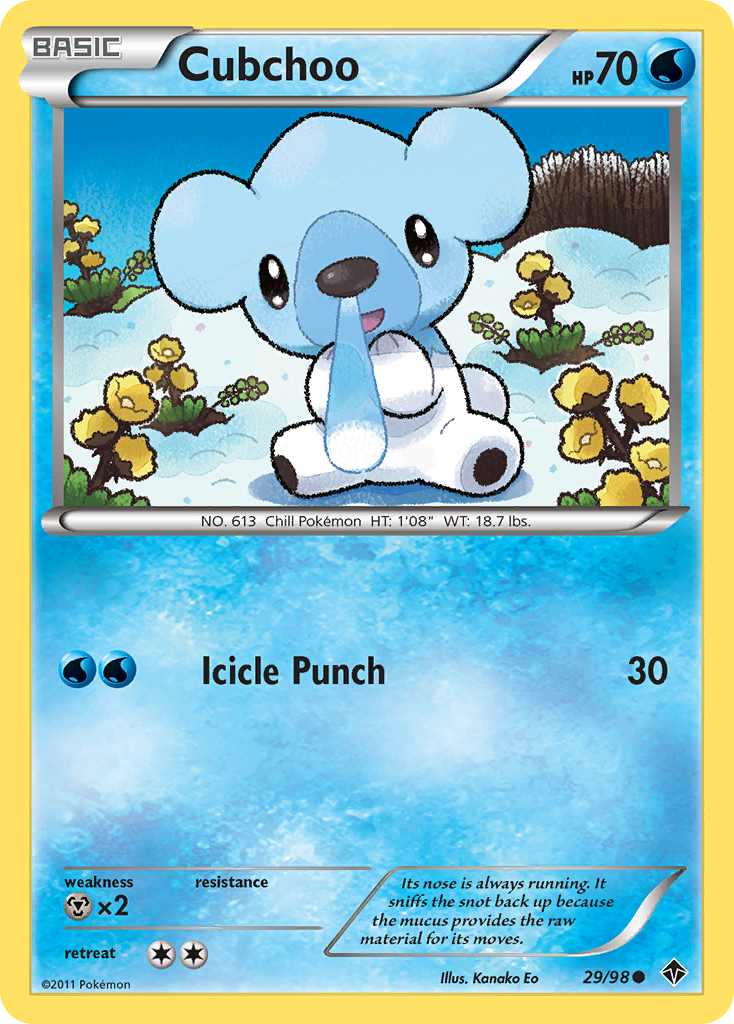 Cubchoo (29/98) [Black & White: Emerging Powers] | Exor Games Dartmouth