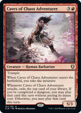 Caves of Chaos Adventurer [Commander Legends: Battle for Baldur's Gate] | Exor Games Dartmouth