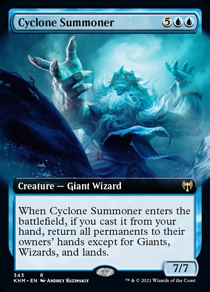 Cyclone Summoner (Extended Art) [Kaldheim] | Exor Games Dartmouth