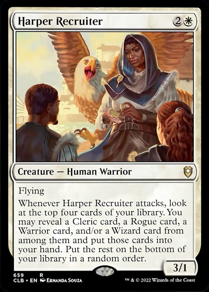 Harper Recruiter [Commander Legends: Battle for Baldur's Gate] | Exor Games Dartmouth