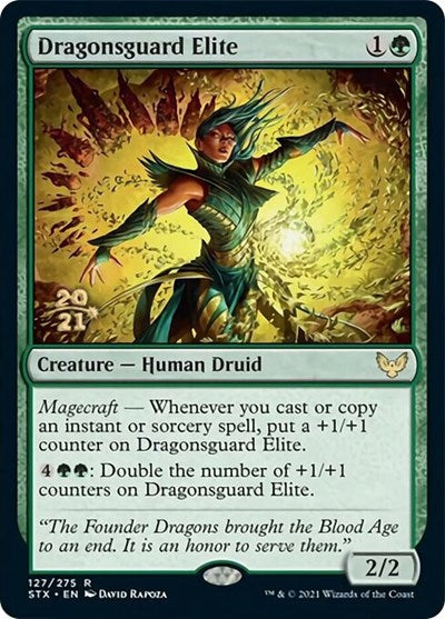 Dragonsguard Elite [Strixhaven: School of Mages Prerelease Promos] | Exor Games Dartmouth