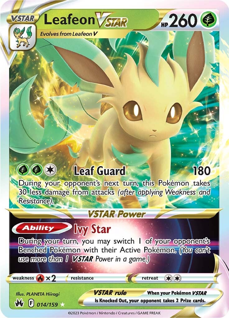 Leafeon VSTAR (014/159) [Sword & Shield: Crown Zenith] | Exor Games Dartmouth