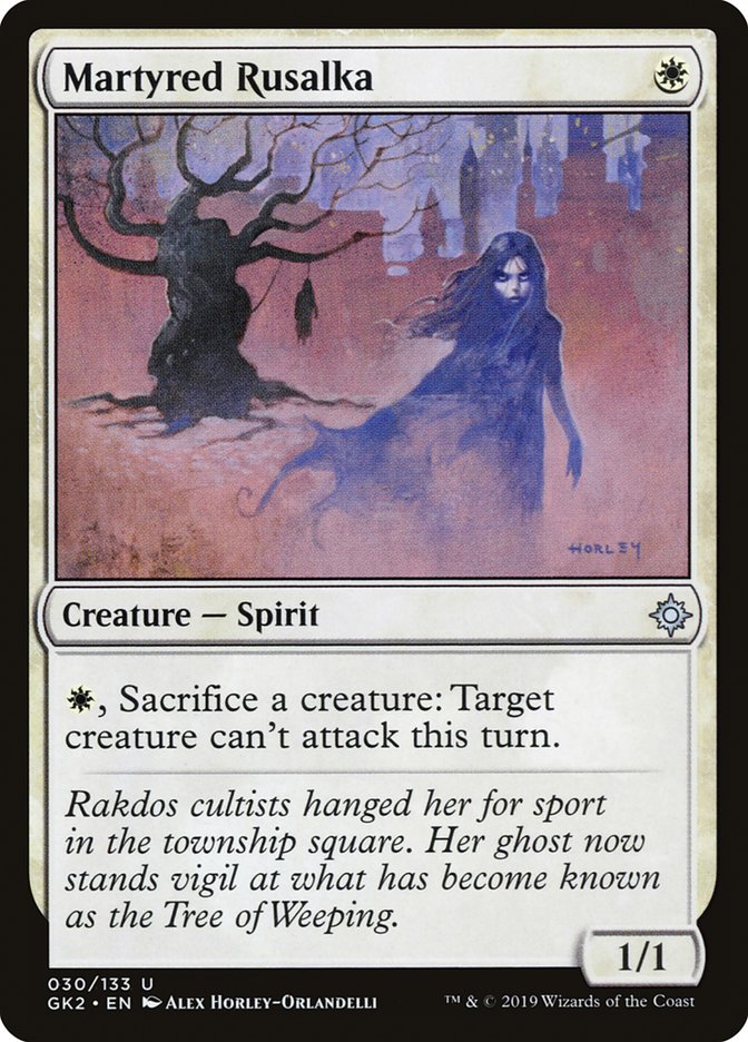 Martyred Rusalka [Ravnica Allegiance Guild Kit] | Exor Games Dartmouth